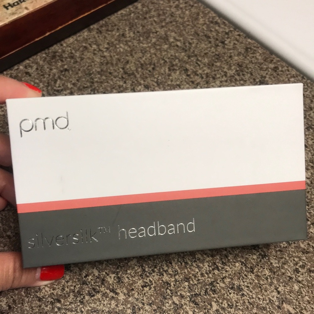 PMD silver silk headband